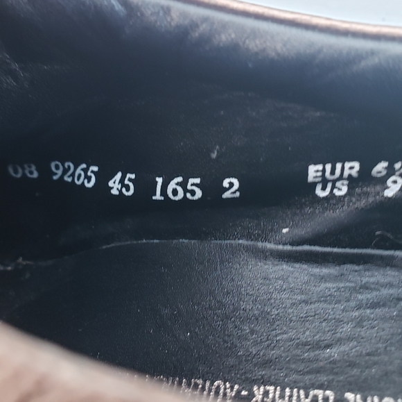 Mephisto Patent and Suede Lace Up Black and Copper - Picture 9 of 14